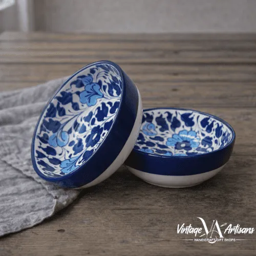 Blue Pottery Bowls