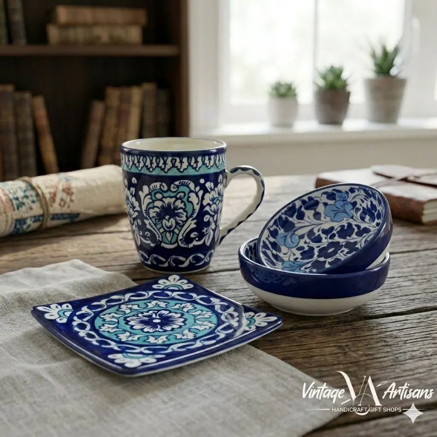 Mug, Nesting Bowls & Square Plate