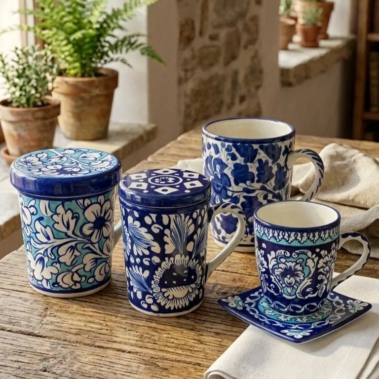 Lidded Mugs & Tea Cups